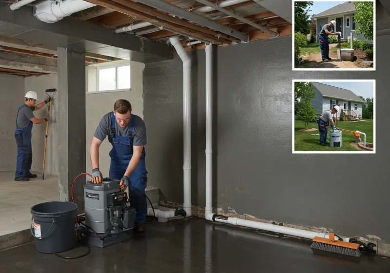 Basement Waterproofing and Flood Prevention process in Jamestown, NC